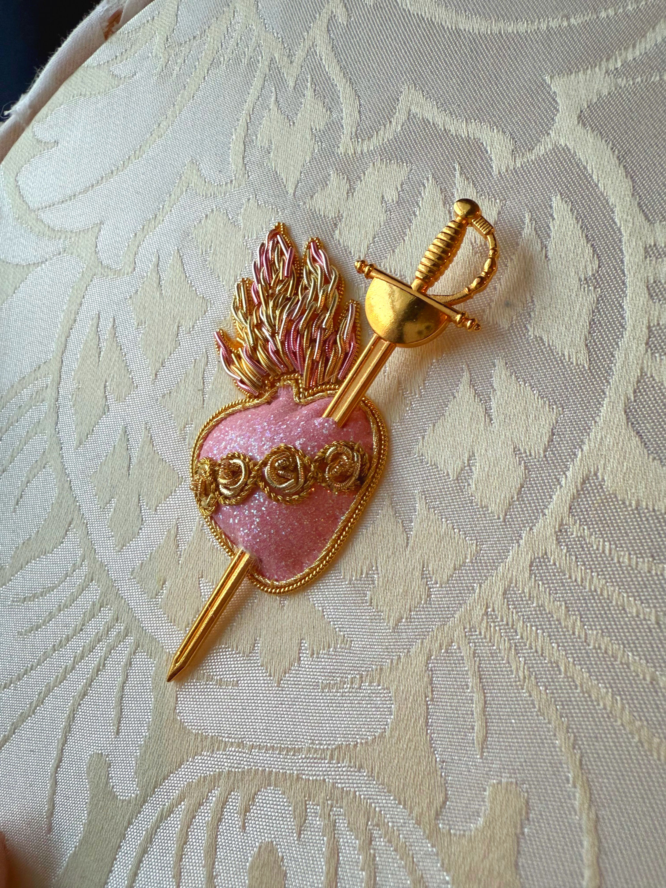 Immaculate Heart of Mary goldwork kit