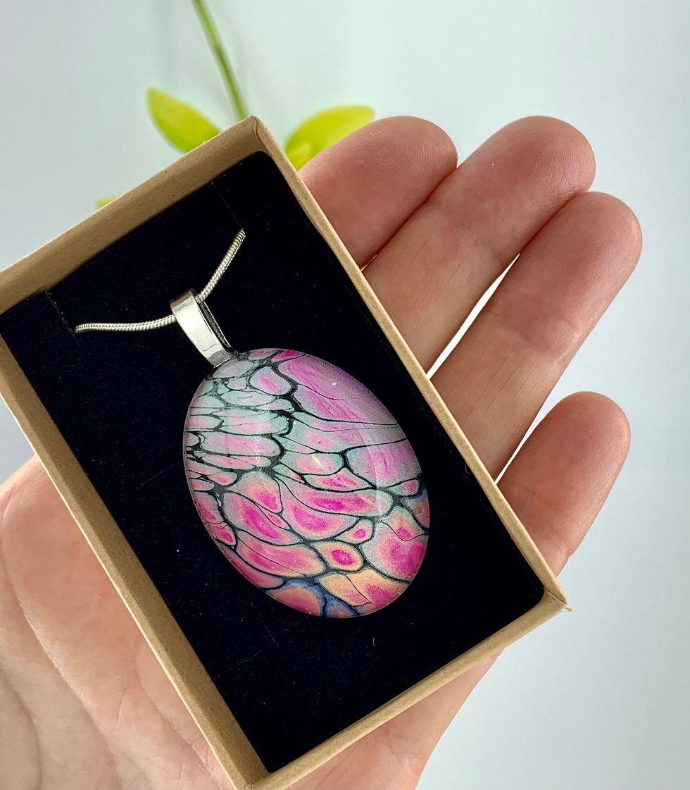 Thumbnail: Acrylic Pour Jewellery