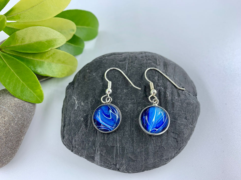 Thumbnail: Acrylic Pour Jewellery