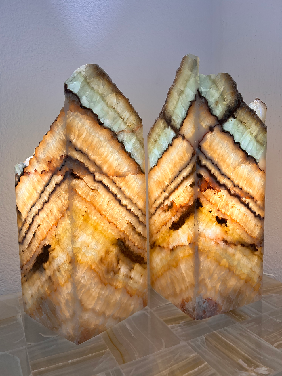 Thumbnail: SET LÁMPARAS AQUA RUSTICAS IRREGULARES