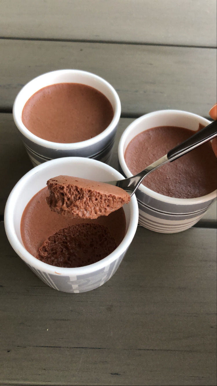 Mousse au chocolat vegan