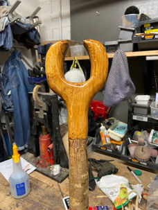 handmade walking cane