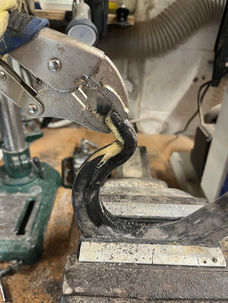 handmade hiking stick