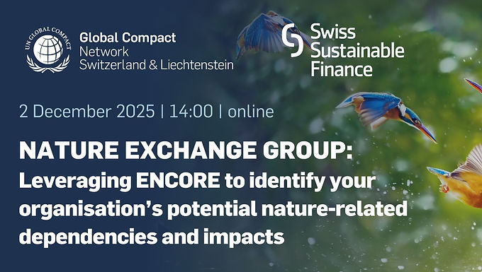 Nature Exchange Group: Leveraging ENCORE to identify your organisation's potential nature-related dependencies