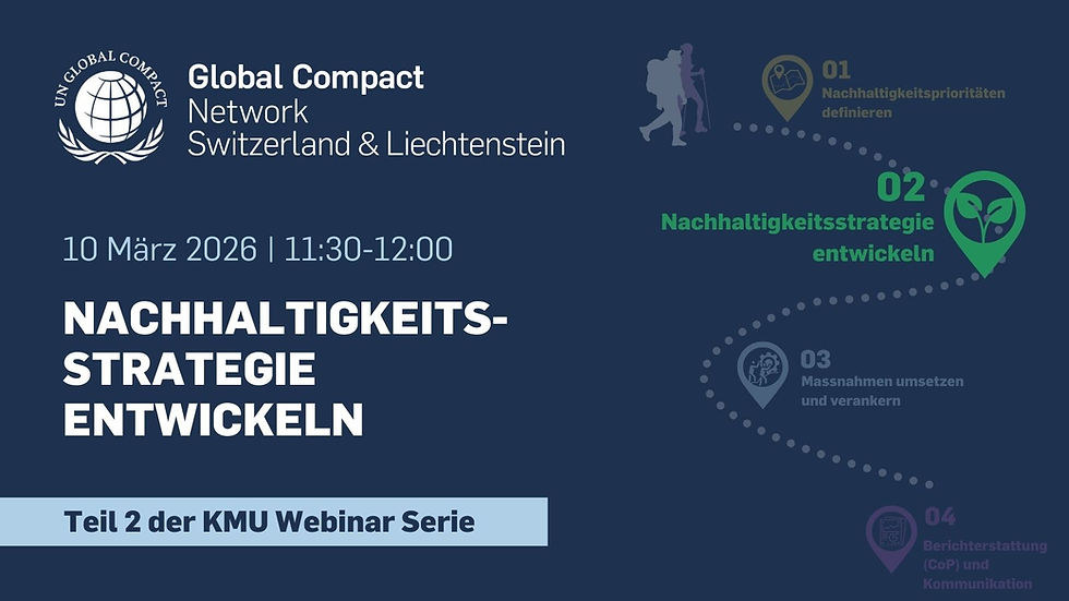 KMU Webinarreihe Teil 2: Nachhaltigkeitsstrategie entwickeln