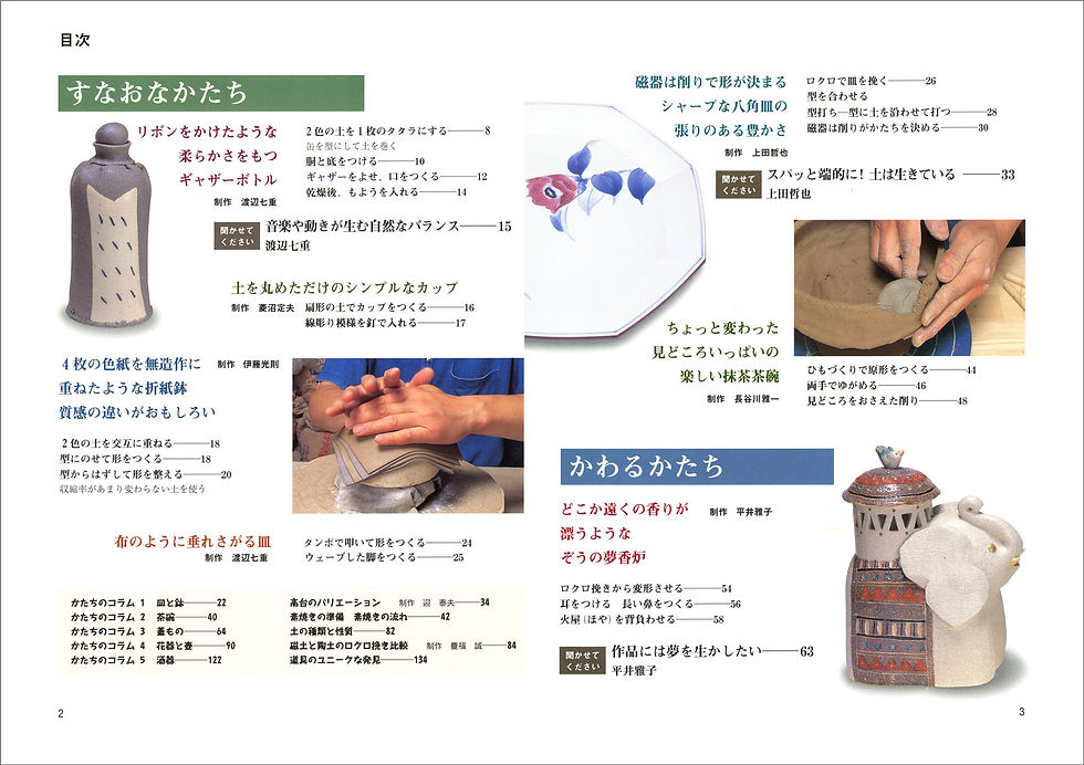 サムネイル： かたちで楽しい陶芸