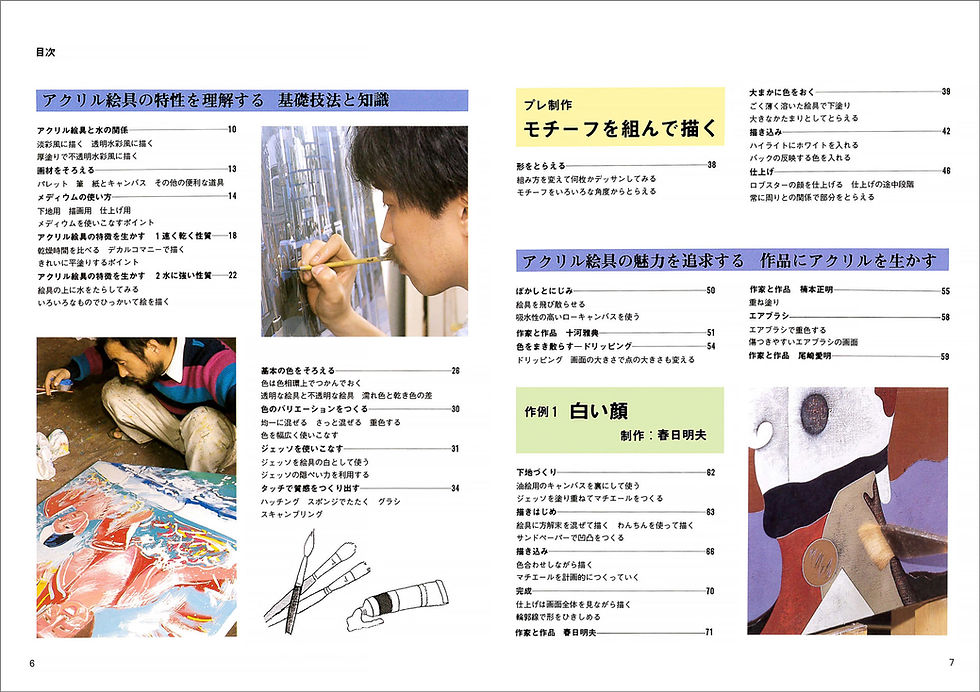 サムネイル： アクリル画エッセンス