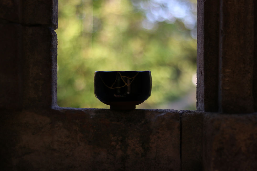 Miniature : Chawan style Kintsugi
