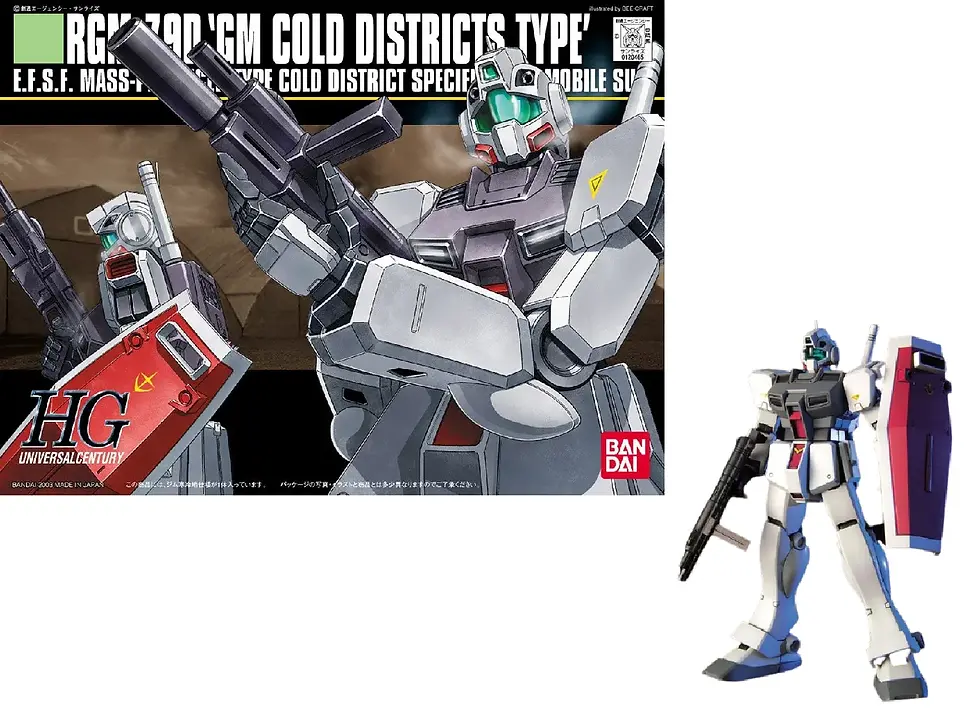 Miniature : GUNDAM - HGUC 1/144 RGM-79D Cold District Type - Model Kit