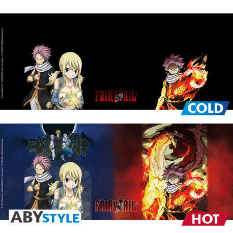Miniature : FAIRY TAIL - Mug Heat Change - 460 ml - Natsu & Lucy