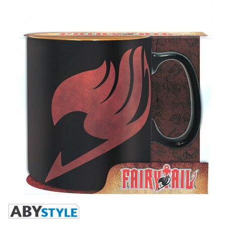 Miniature : FAIRY TAIL - Mug - 460 ml - Lucy, Natsu & Emblème