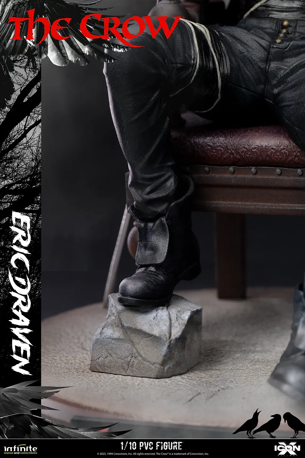 Miniature : The Crow Eric Draven Icon X 1/10 Pvc Figure