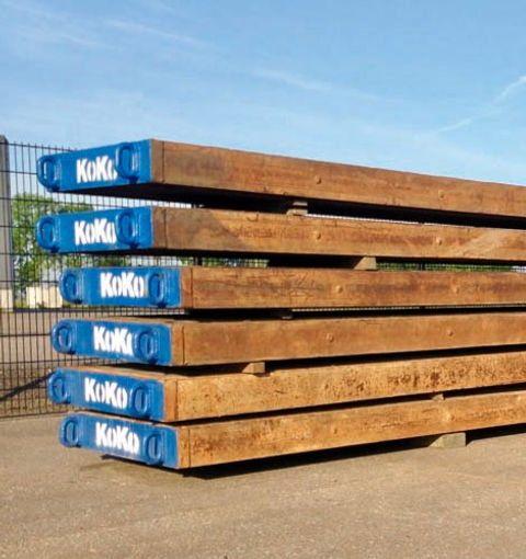 Draglineschottem stalen omranding inclusief hijsogen