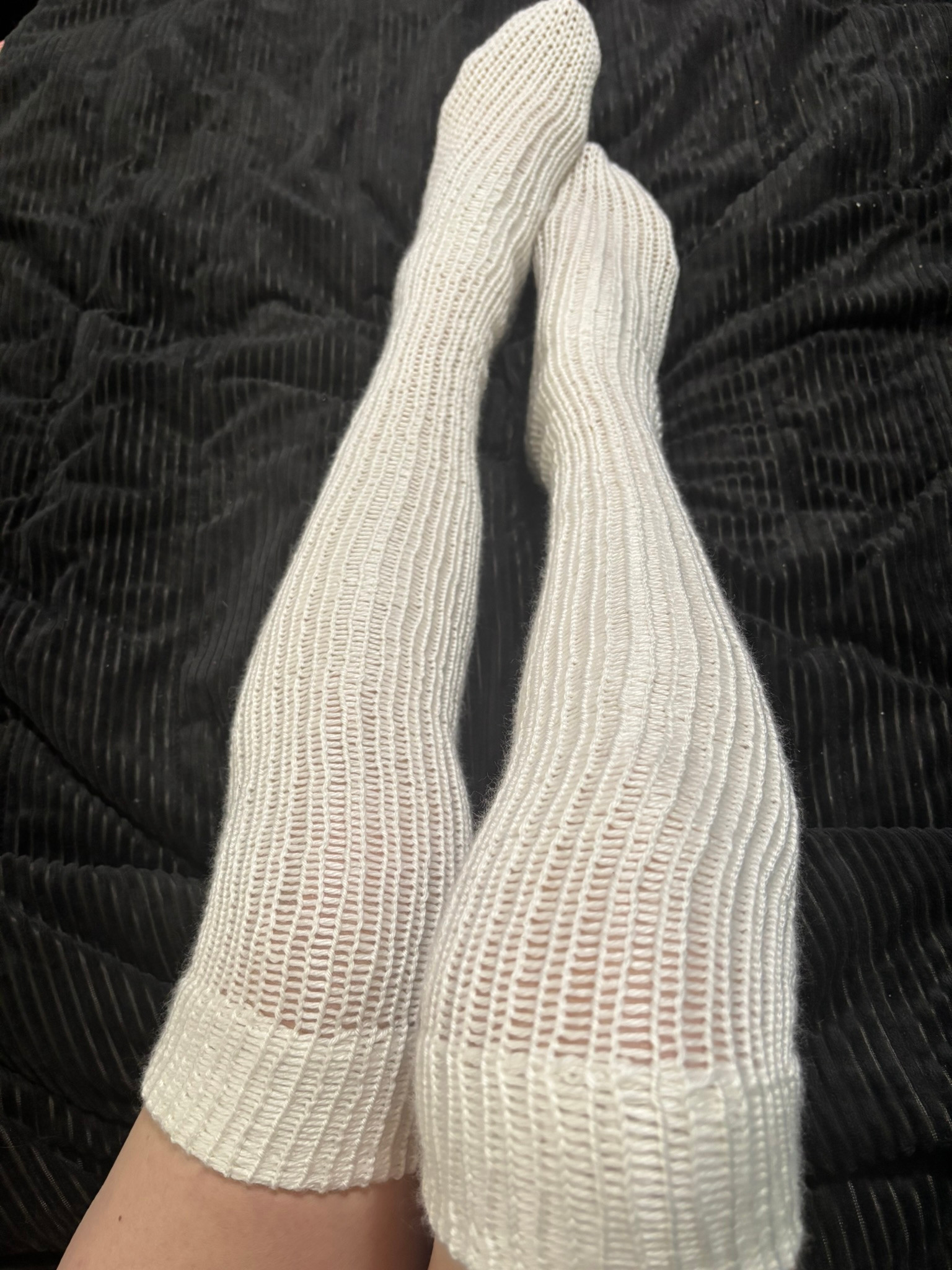 Thigh High Knitted Socks