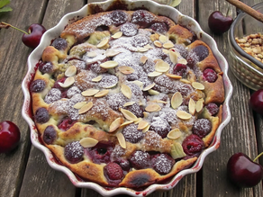 Clafoutis (French Baked Cherry Custard Dessert)