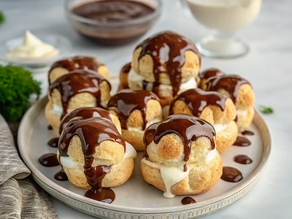 Profiteroles (Classic French Choux Pastry Dessert)