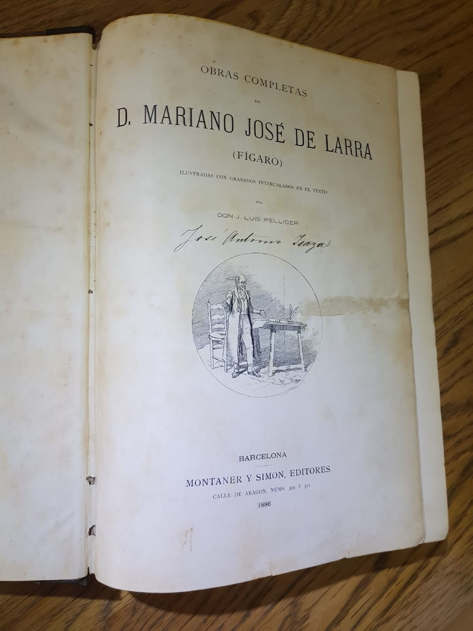 Miniatura: Obras Completas - D. Mariano Jose de Larra ( Fígaro )
