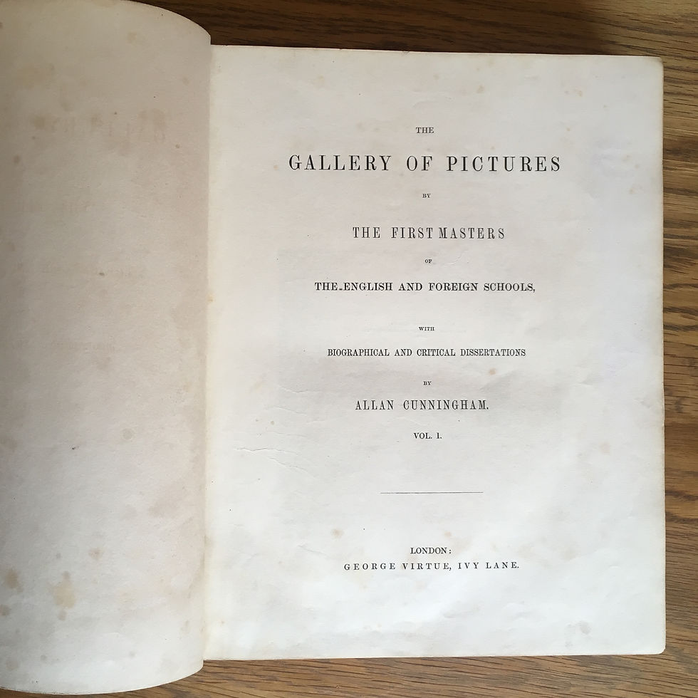 Miniatura: The Gallery of Pictures - Allan Cunningham