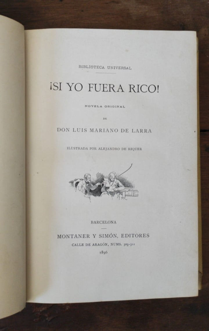 Miniatura: La princesita - Marlitt, Y si yo fuera rico - M. de Larra