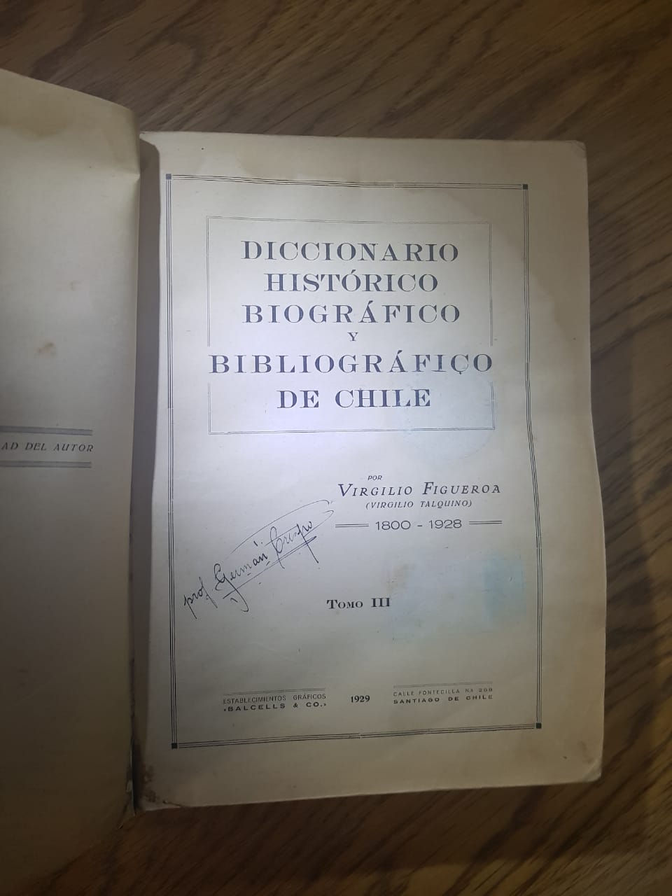 Miniatura: Diccionario Historico y Biografico de Chile - Virgilio Figueroa