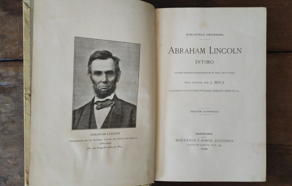 Miniatura: Abraham Lincoln - J. Meca