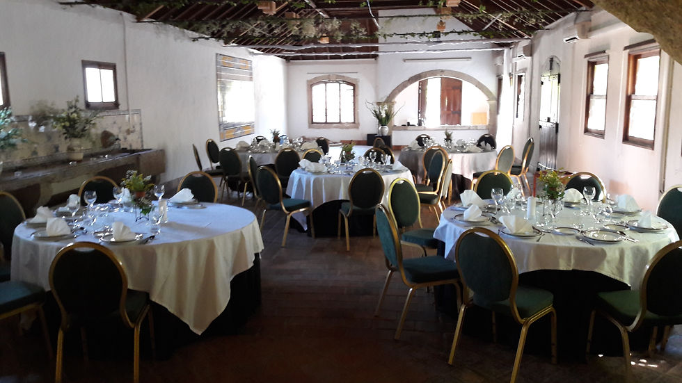 O salão para eventos