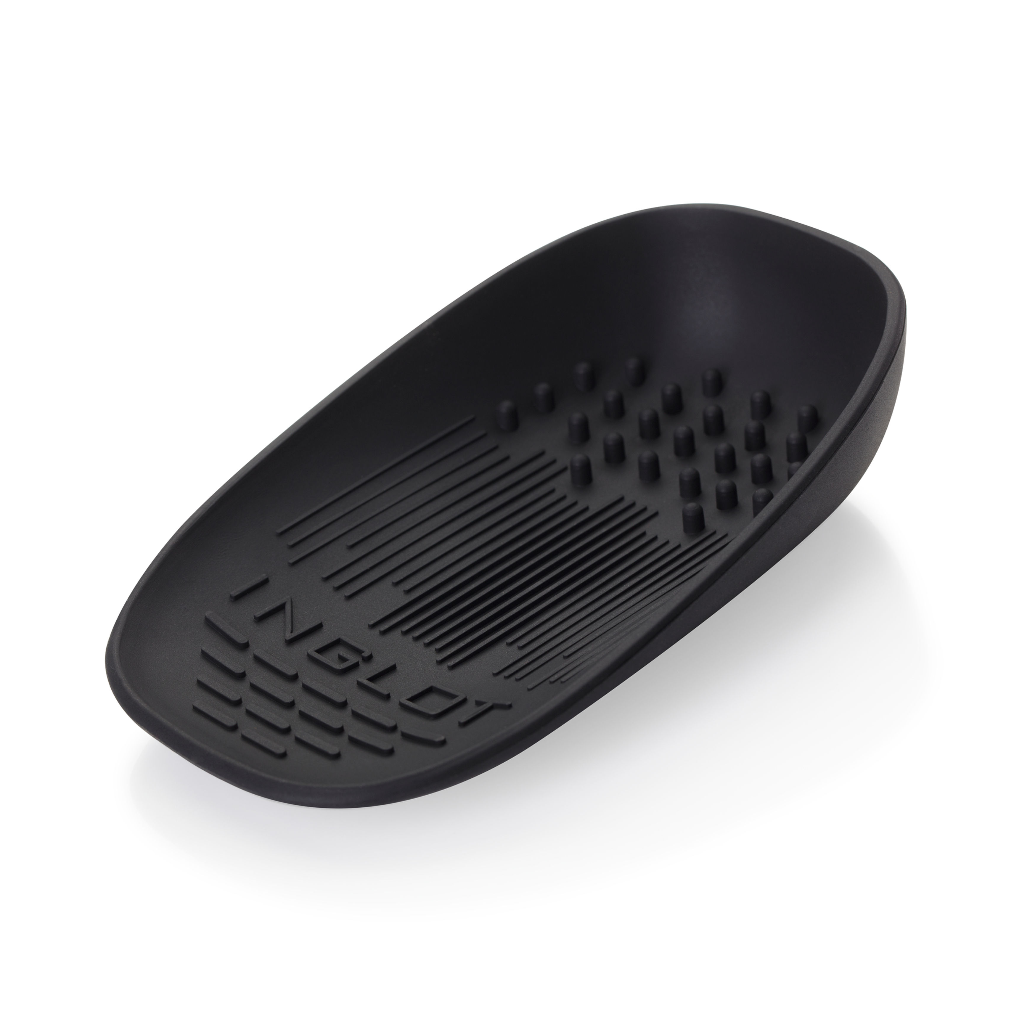 BRUSH CLEANSING PALETTE BLACK
