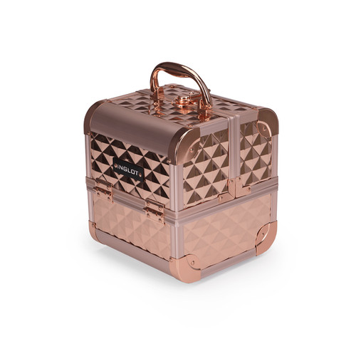 MB152M BIG DIAMOND K107 4 INGLOT MAKEUP CASE DIAMOND MINI ROSE GOLD
