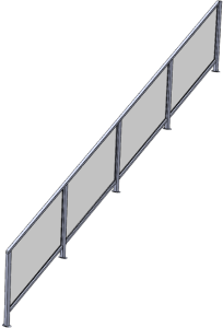 Steel handrails designed by M&M Steel Works.