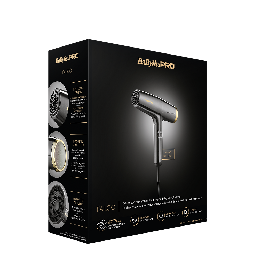 Thumbnail: BaBylissPRO FALCO Hairdryer - GOLD