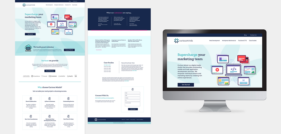 Curious-Minds-website-concept-mockups