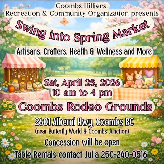COOMBS SWING INTO SPRING MARKET