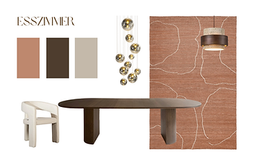 Interior Design Moodboard, Materials, Terracotta