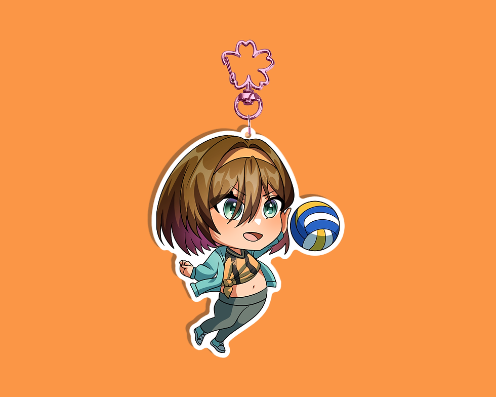 Thumbnail: Evelyn – “Playful Momentum” Acrylic Keychain