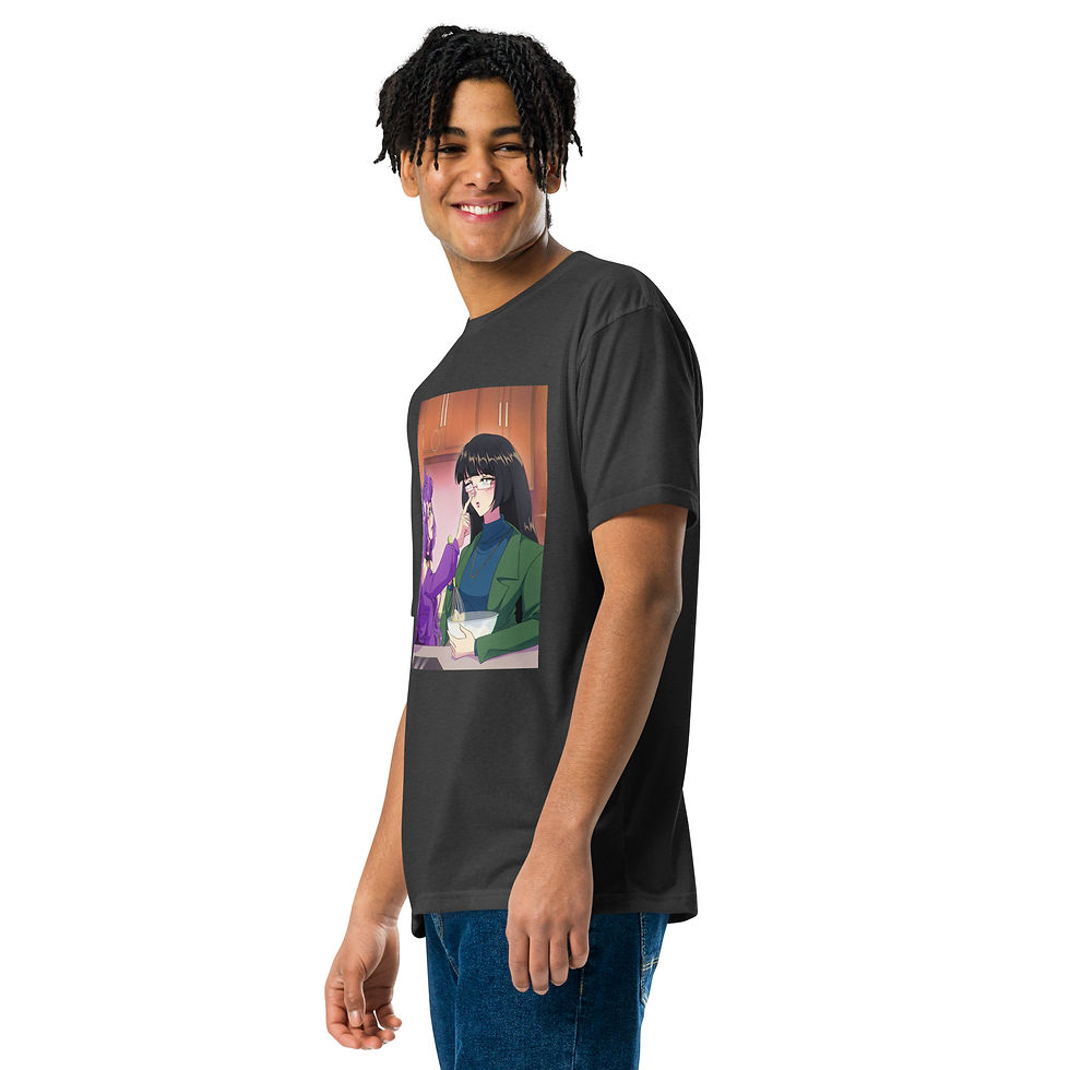 Thumbnail: "Whisked Under Starlight" - Unisex Fitted T-Shirt