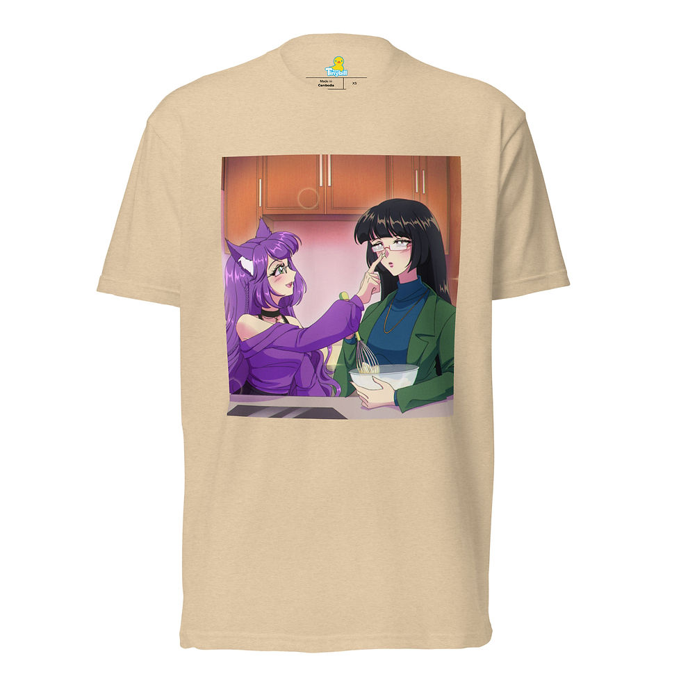 Thumbnail: "Whisked Under Starlight" - Unisex Fitted T-Shirt