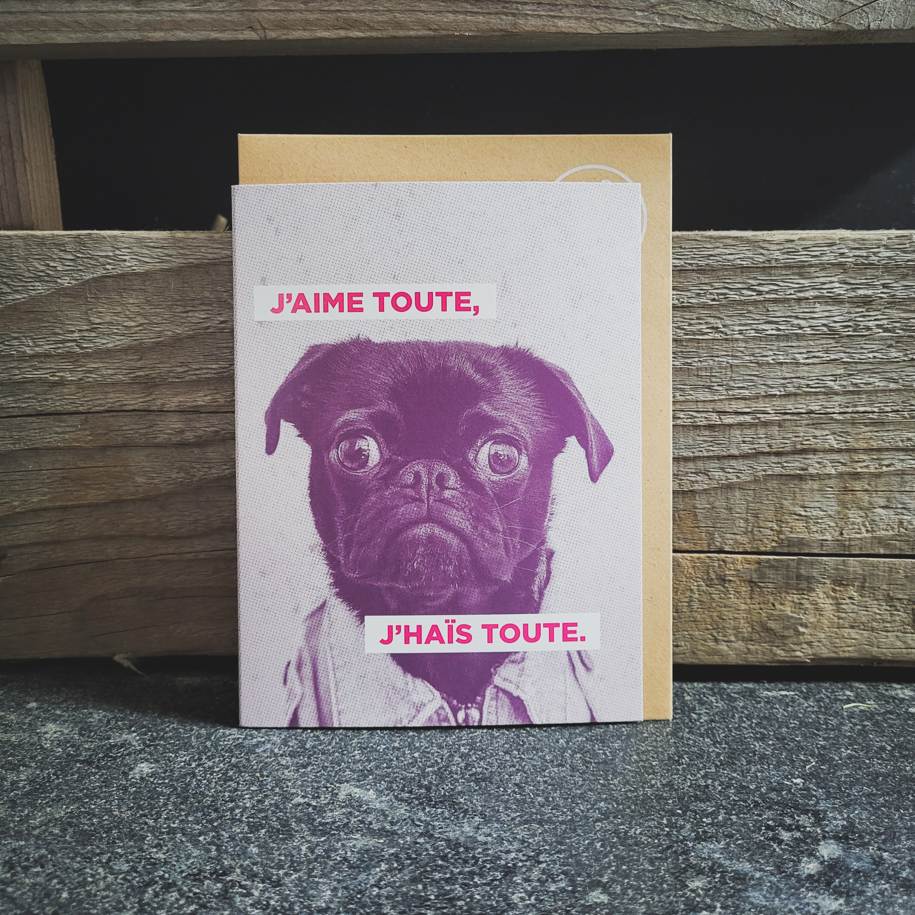 J'aime toute, j'haïs toute