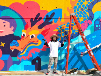 Quincy School Mural Sends Message of Playfulness, Community