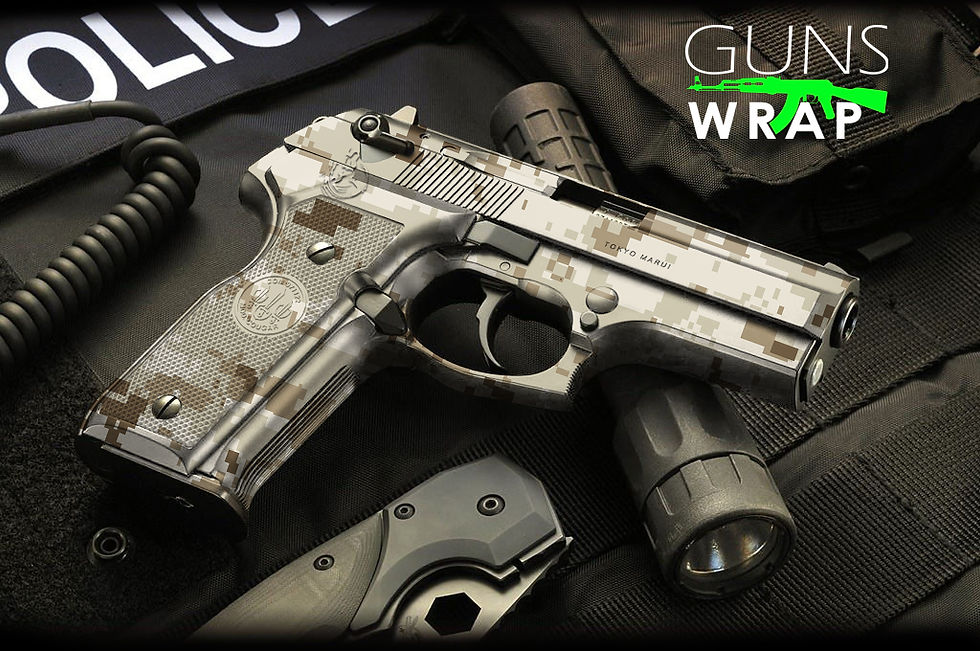 Miniaturbild: PISTOL GUN WRAP SKIN PIXEL-15