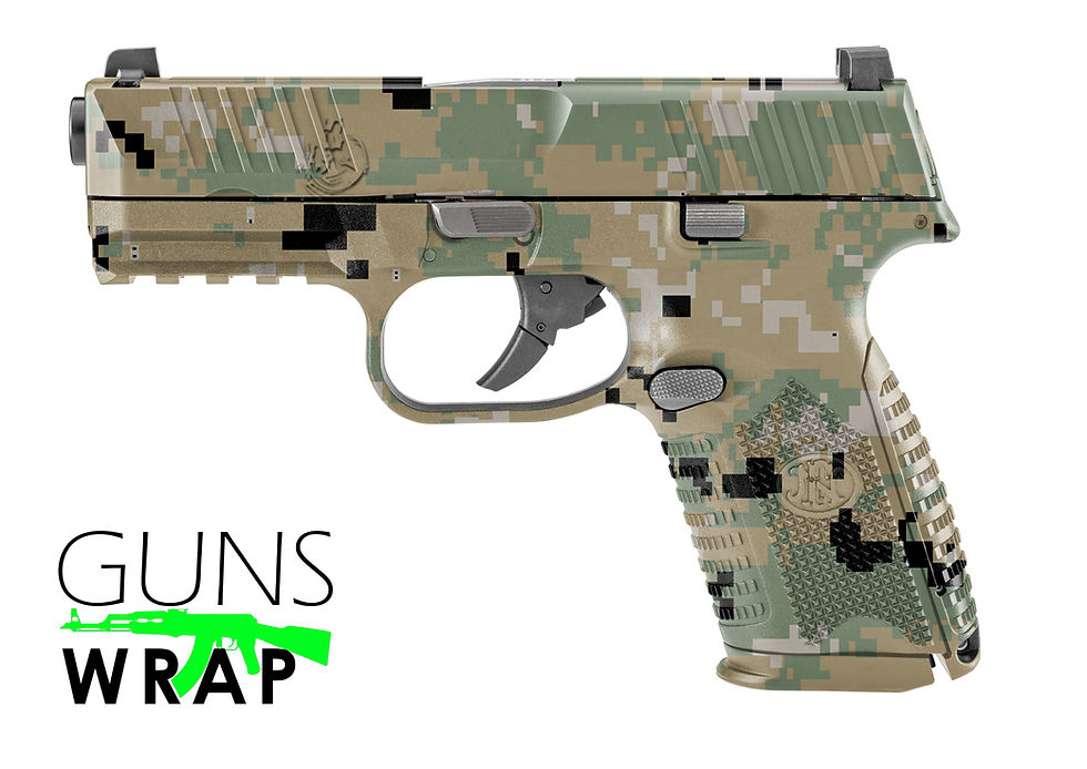 サムネイル： PISTOL GUN WRAP SKIN PIXEL-17