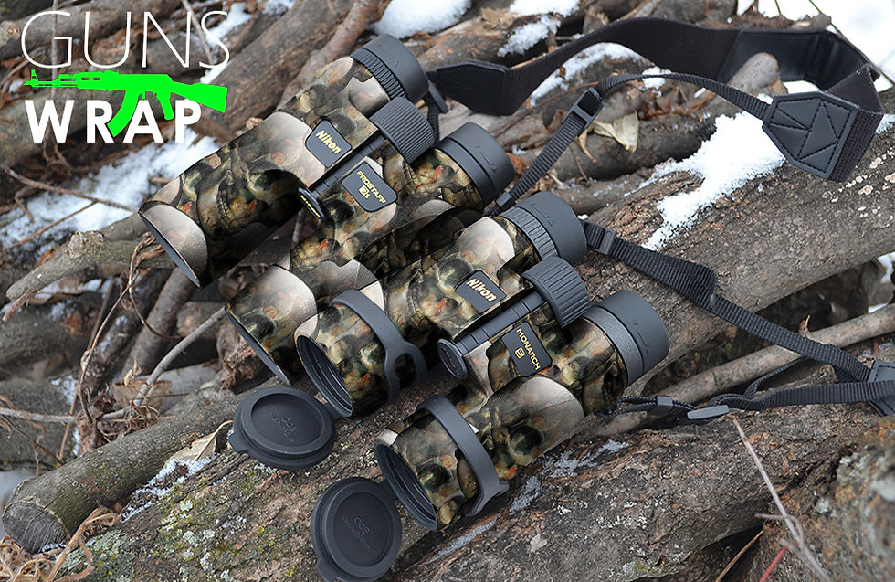 Pikkukuva: Camo Roll Skin Gear Gun & Accessories Wrap Skulls-3