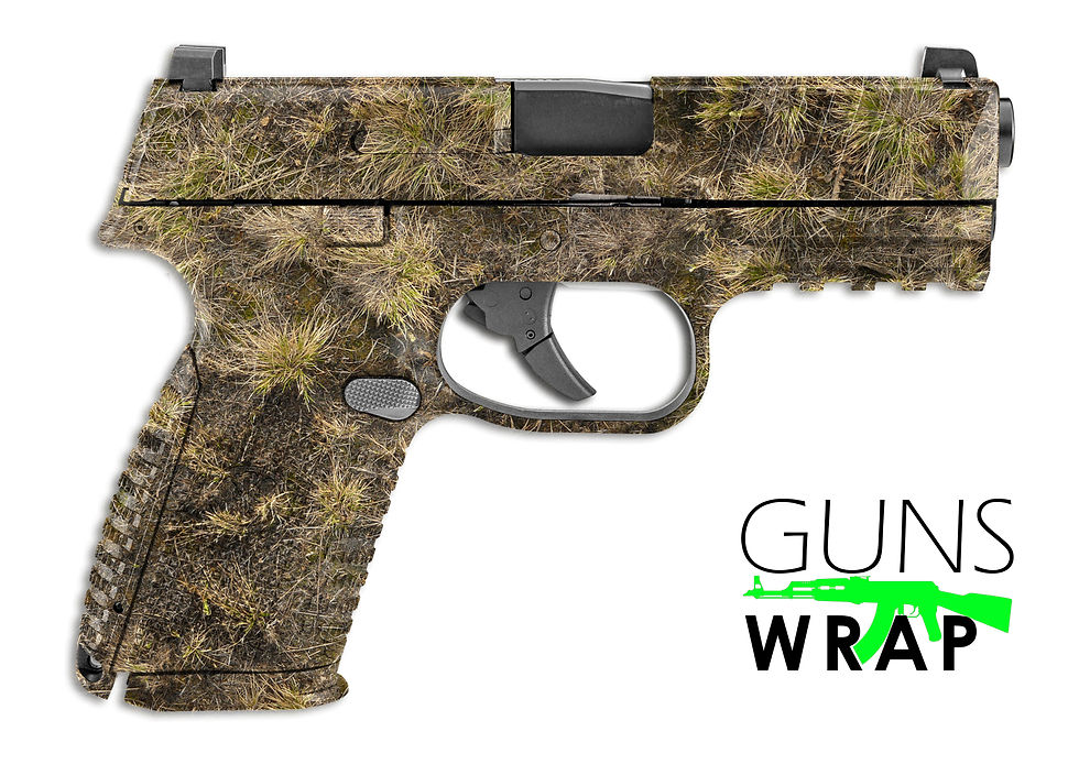 Miniatúra: PISTOL GUN WRAP SKIN GRASS-19