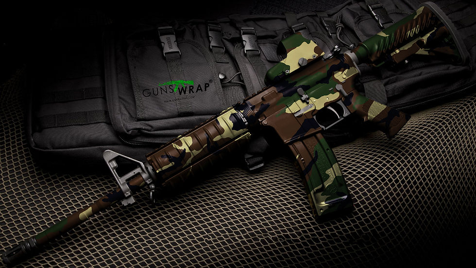 Thumbnail: AR-15/M4 SKIN WOODLAND-3