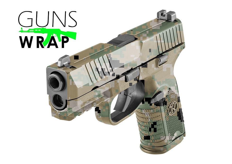 サムネイル： PISTOL GUN WRAP SKIN PIXEL-17