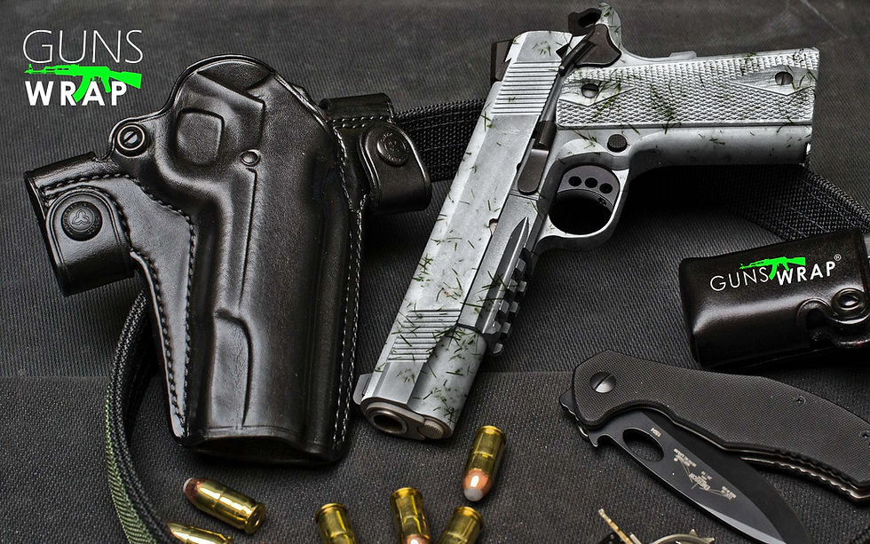 Miniatura: PISTOL GUN WRAP SKIN GRASS-16