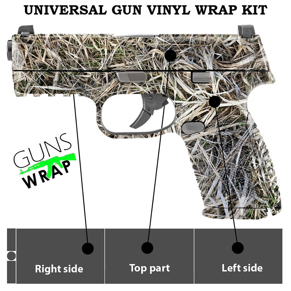 Thumbnail: PISTOL GUN WRAP SKIN GRASS-17