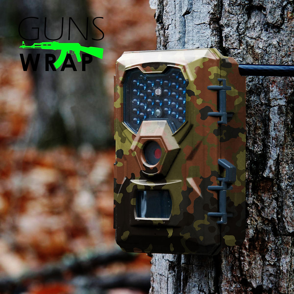 Küçük resim: Camo Roll Skin Gear Gun & Accessories Wrap Flecktarn F2