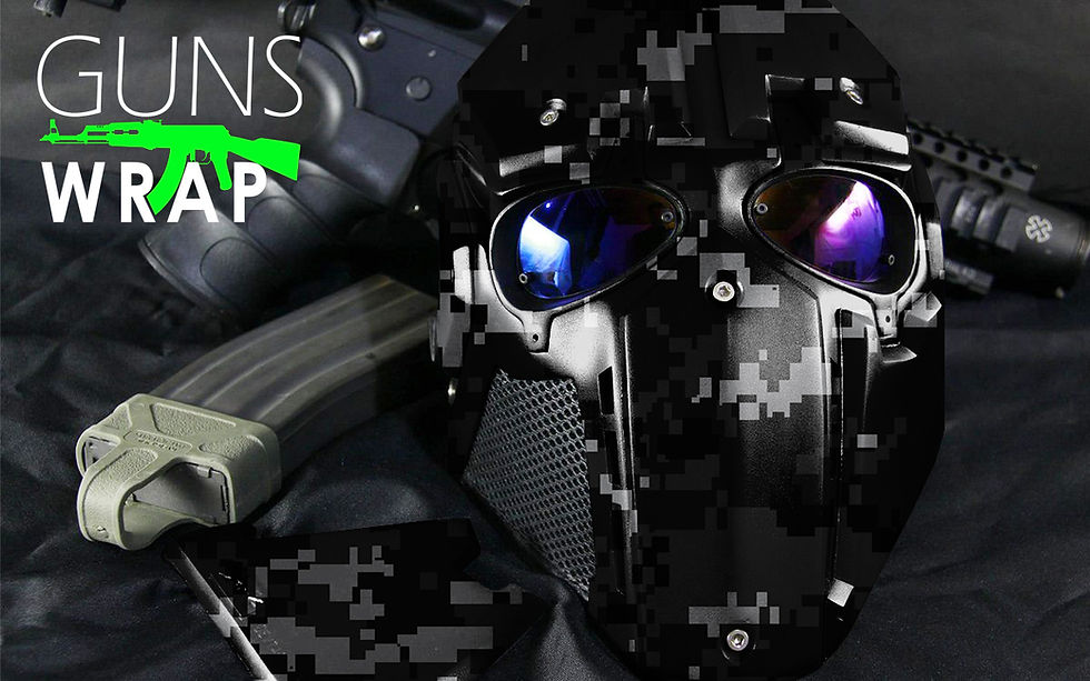 サムネイル： Camo Roll Skin Gear Gun & Accessories Wrap Pixel-3