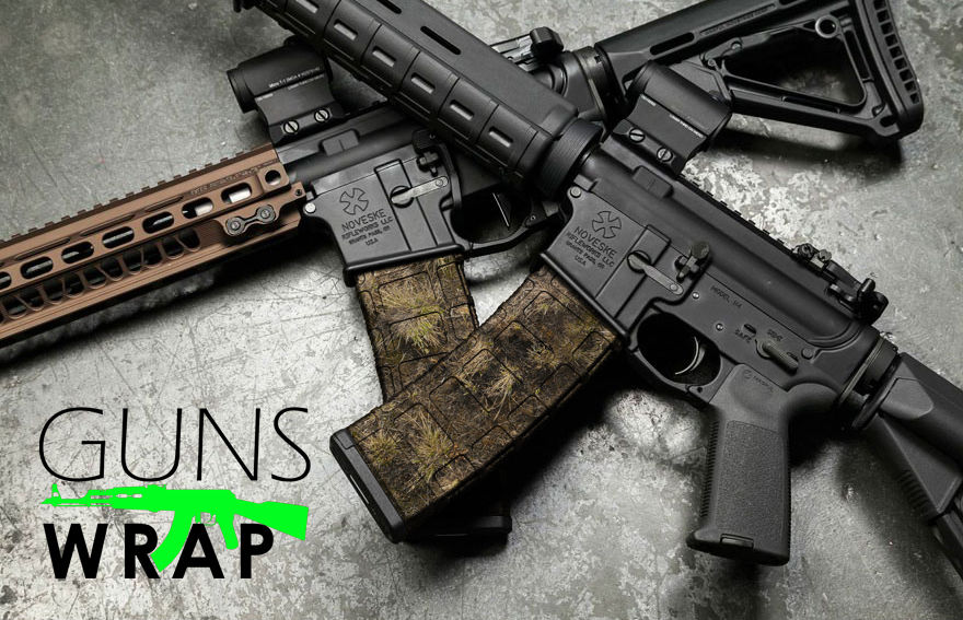الصورة المصغرة: WRAP AR-15/M4 MAG SKIN GRASS-19