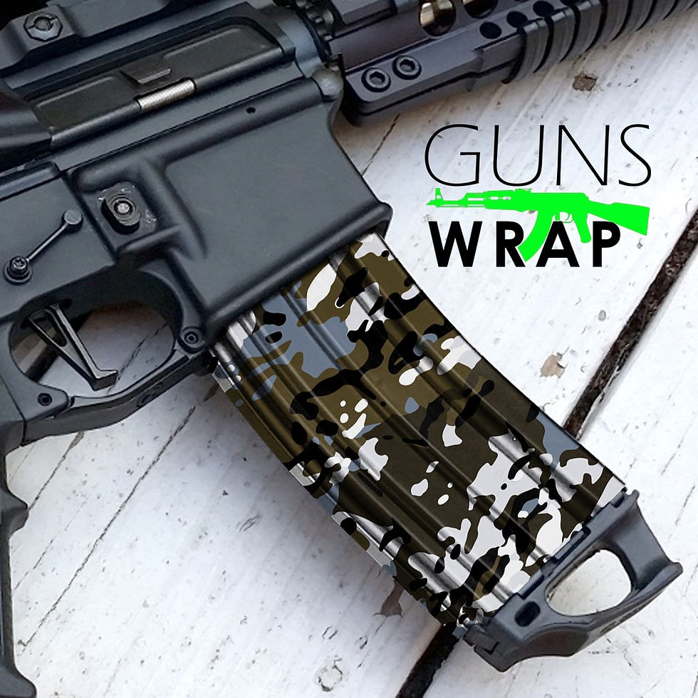Küçük resim: WRAP AR-15/M4 MAG SKIN MILITARYCAMO SKALA